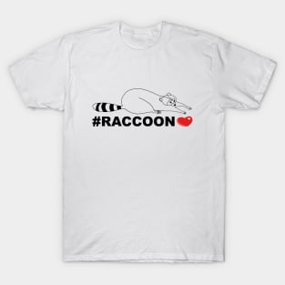 Hashtag Raccoon T-Shirt